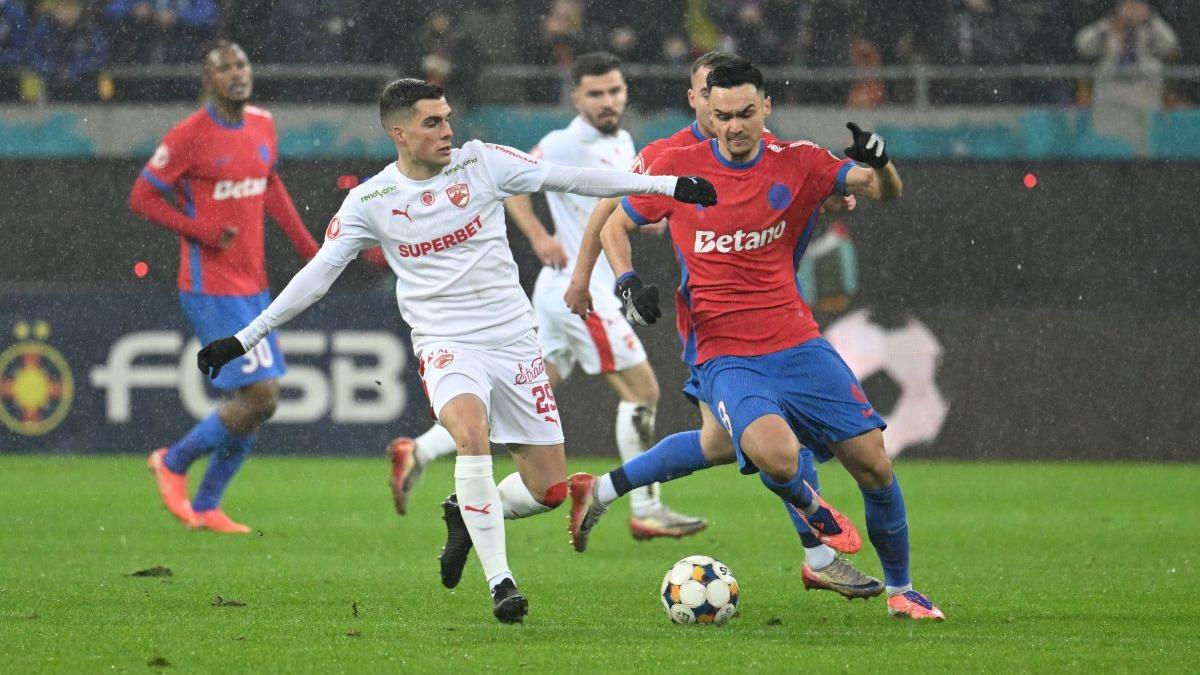 Eternul derby fără goluri: FCSB și Dinamo au remizat 0-0 pe Arena Națională