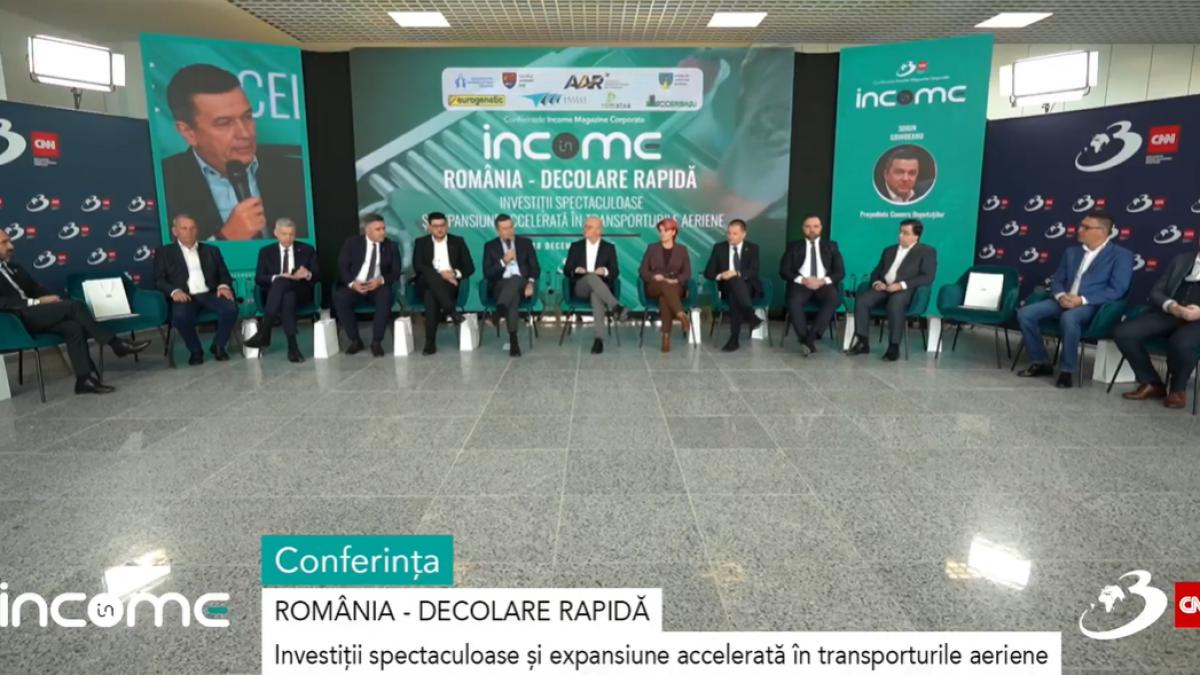 conferinta nationala income magazine corporate romania decolare rapida investitii spectaculoase si expansiune accelerata in transporturile aeriene