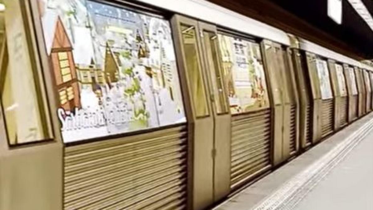 Metroul lui Moș Crăciun circulă în București pe M1 și M3