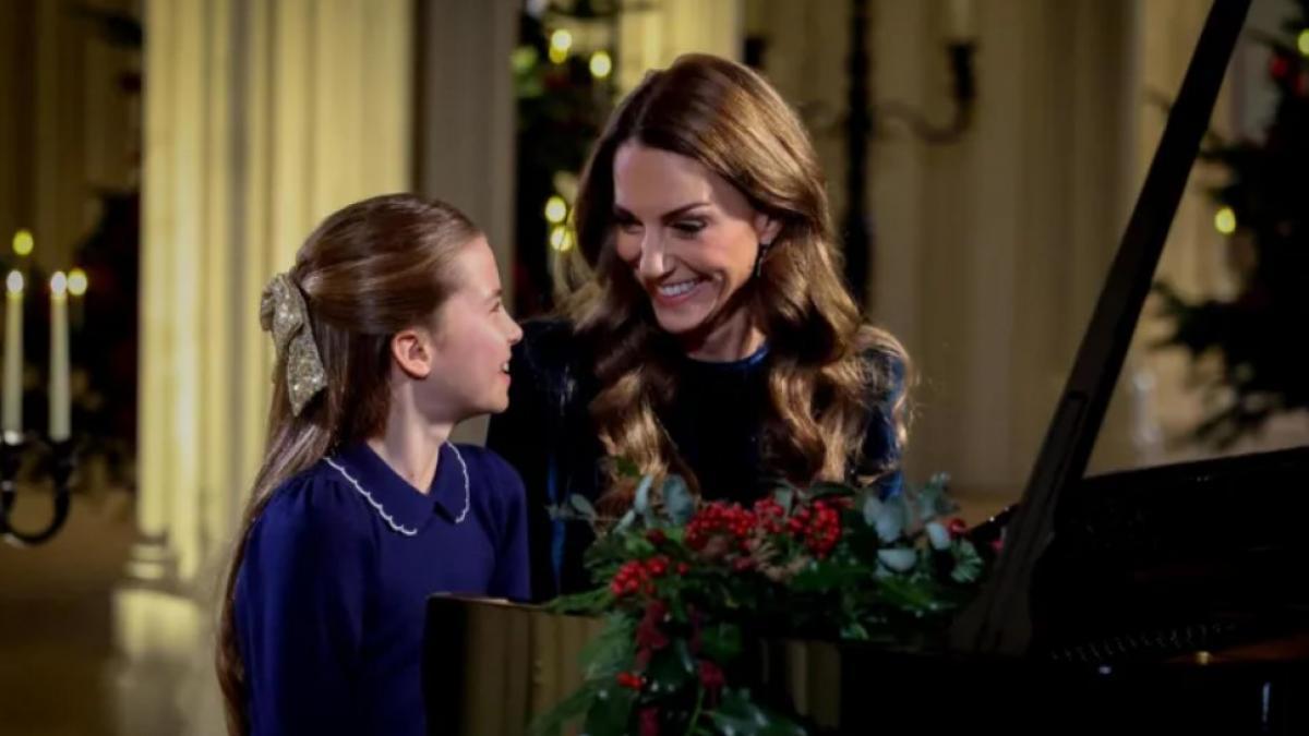 printesa kate charlotte pian craciun