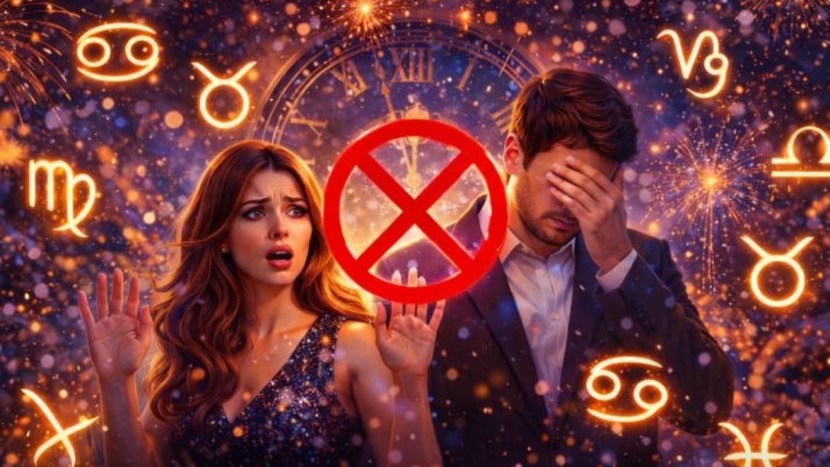 Revelion cu ghinion? Ce NU e bine să facă fiecare zodie pe 31 decembrie 2025