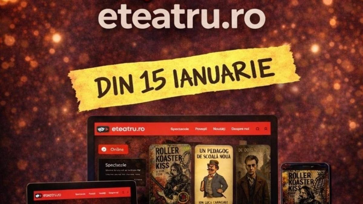 Teatrul Național Radiofonic Radio România lansează noul eteatru.ro – cea mai mare colecție on-demand de teatru radiofonic din România, de Ziua Culturii Naționale