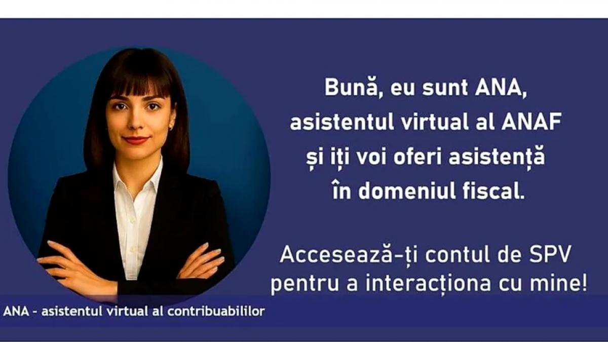 ANAF a lansat ANA, un asistent virtual pentru contribuabili. La ce întrebări poate răspunde