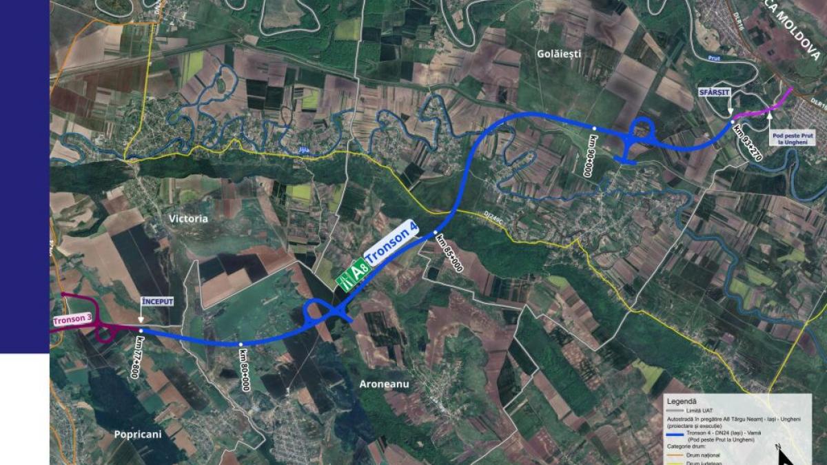 Opt oferte pentru construirea ultimului tronson al Autostrăzii Unirii