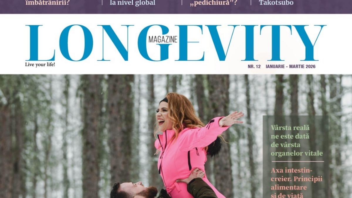 Un nou an, un nou început pentru o viață lungă și sănătoasă, o nouă ediție Longevity Magazine