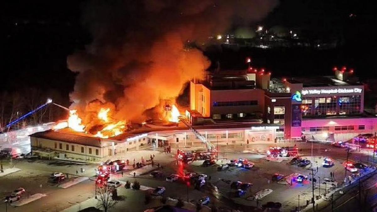 incendiu urias spital american pacientii evacuati