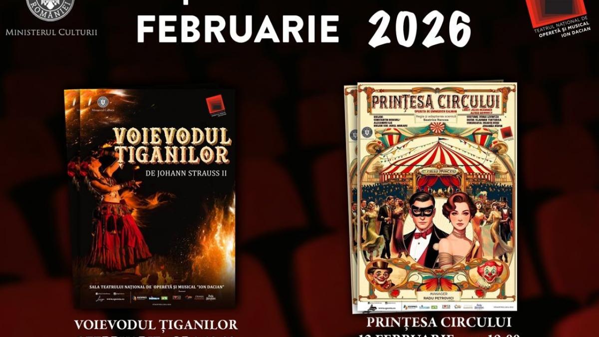 Teatrul Național de Operetă și Musical „Ion Dacian” vă invită într-o incursiune fascinantă în lumea muzicală a lui Johann Strauss-fiul și a lui Emmerich Kálmán