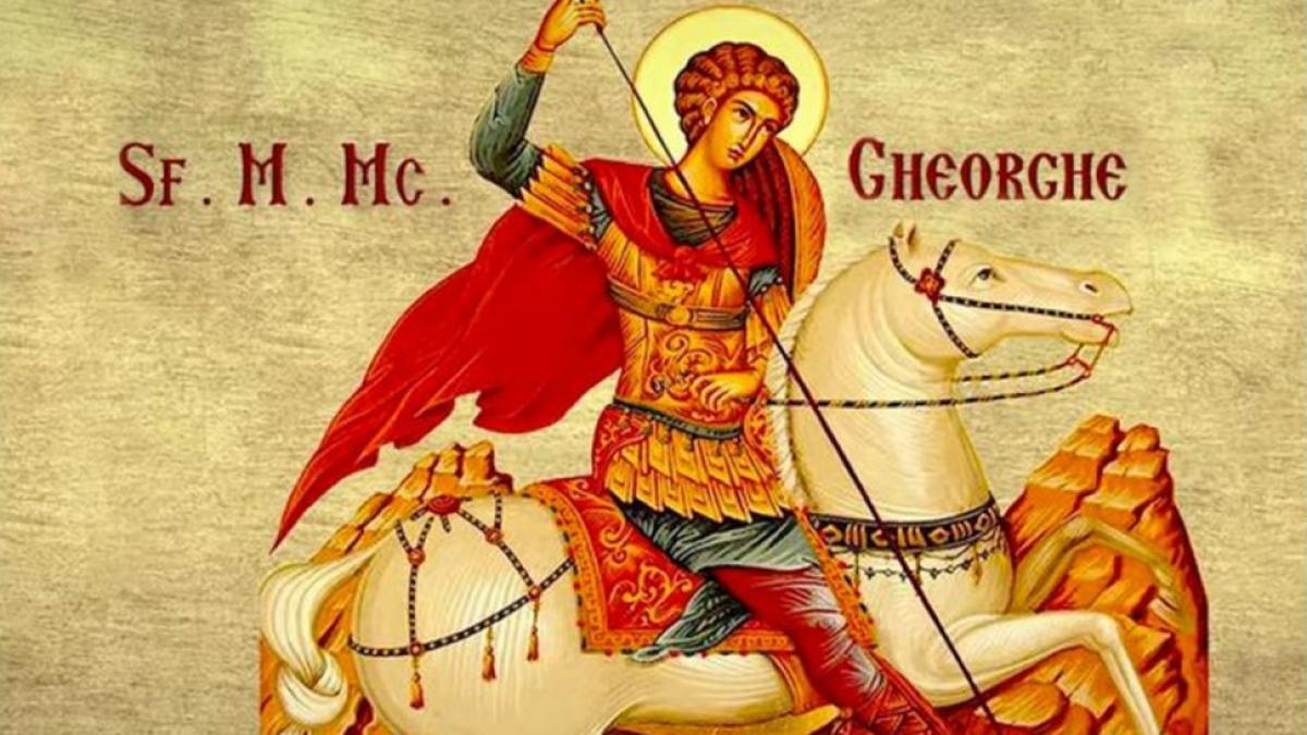 Capul Sfântului Gheorghe - adus în România de la Sfântul Munte, la Mănăstirea Pantocrator din judeţul Teleorman