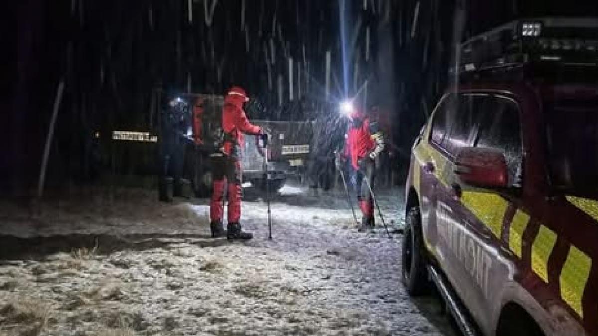 Trei ucraineni rătăciţi la 1.600 metri altitudine au fost recuperaţi de echipele Salvamont