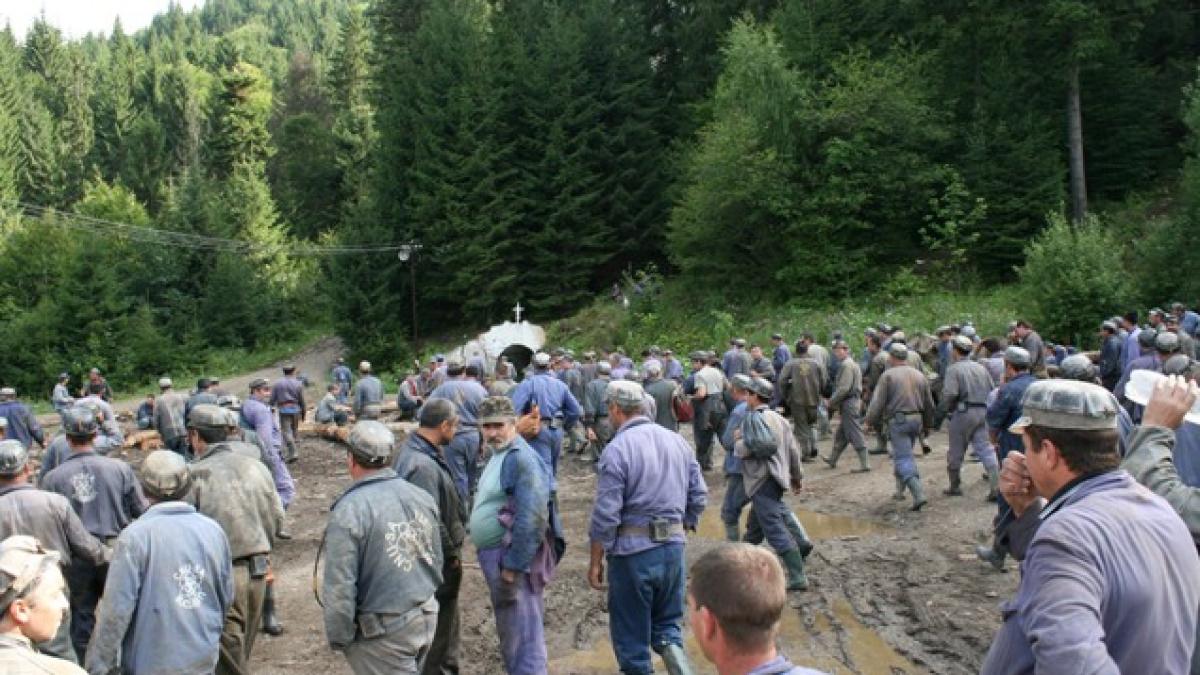 protest mineri complexul energetic oltenia