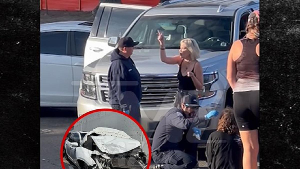 tori spelling spital accident masina