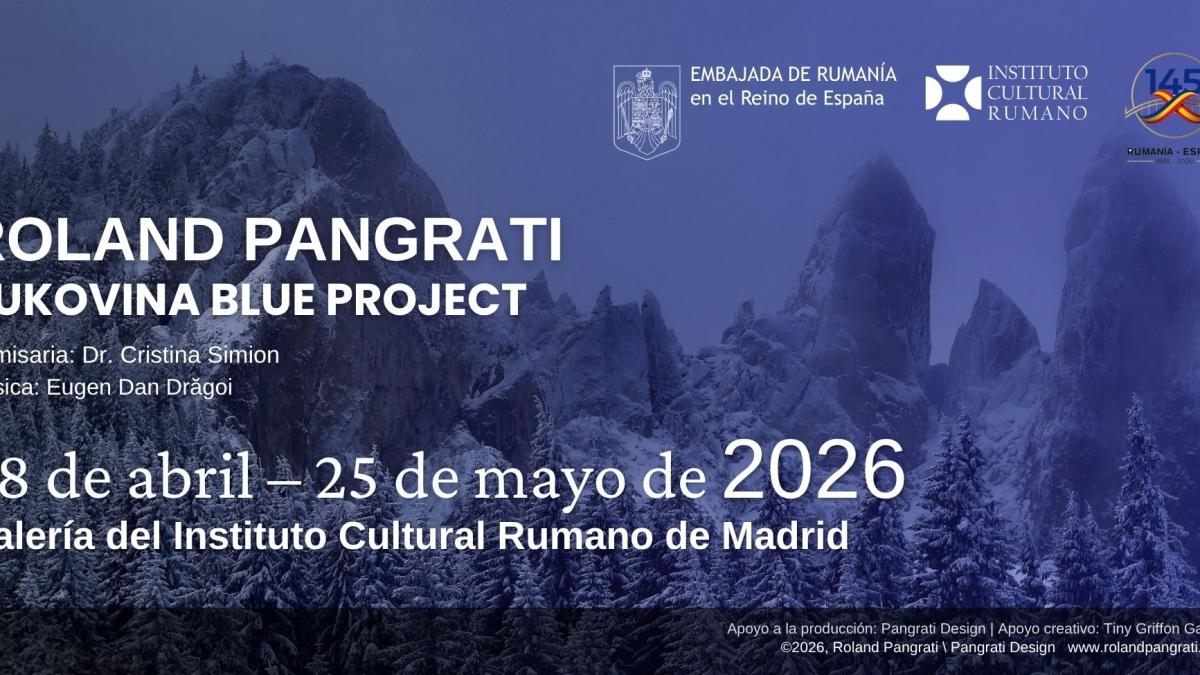Expoziția „Bukovina Blue Project”, de Roland Pangrati, deschisă la ICR Madrid: frumusețea Bucovinei, pictată în tehnică tradițională japoneză de artistul român