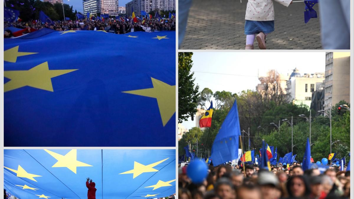 Marș pro-Europa în București, pe 9 Mai: „Copiii noștri să nu mai plece din țară”