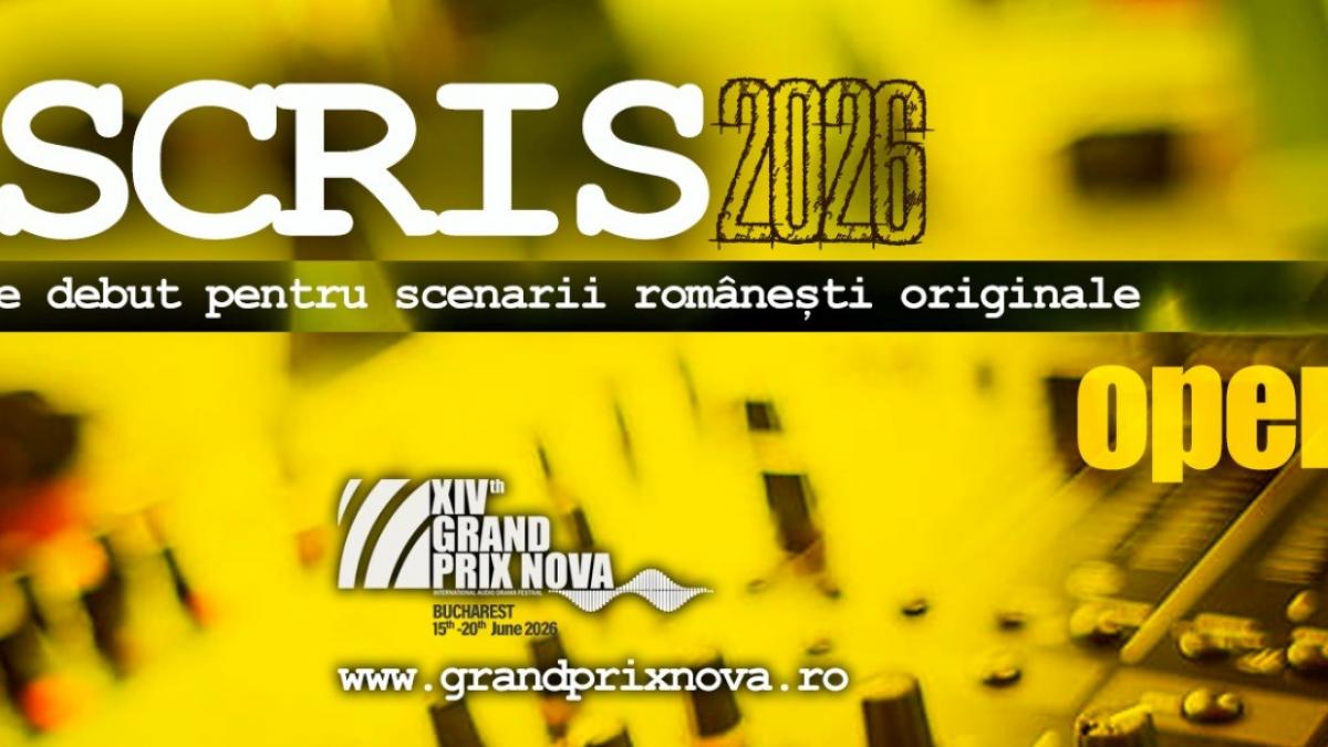 Grand Prix Nova 2026: deScris, concurs de debut pentru scenarii audio originale