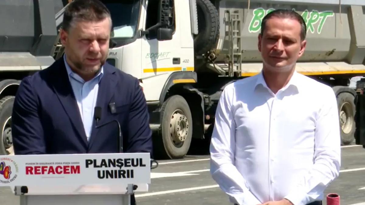 Cursa contra cronometru la Unirii: Ciucă și Băluță promit finalizarea lucrărilor până la sfârșitul anului