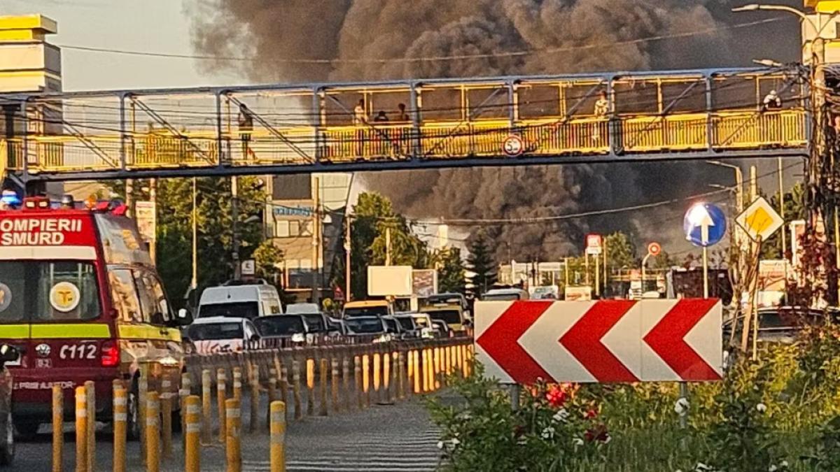 incendiu soseaua alexandriei bucuresti depozit anvelope explozii