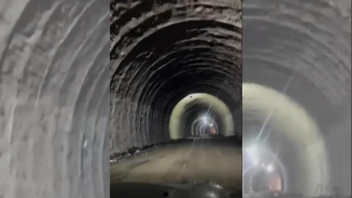 autostrada traversare imagini masina tunelul robesti