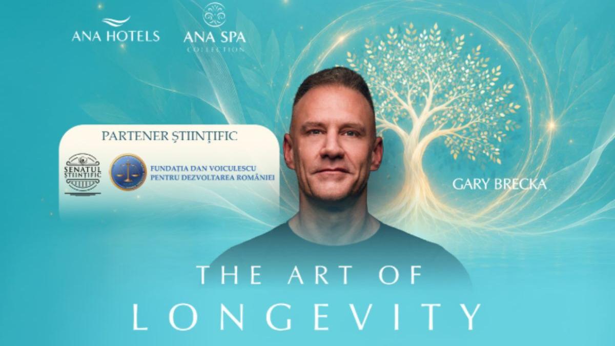 Gary Brecka, unul dintre cei mai influenți experți internaționali în longevitate, vine în România. Senatul Științific, partener al evenimentului „The Art of Longevity”