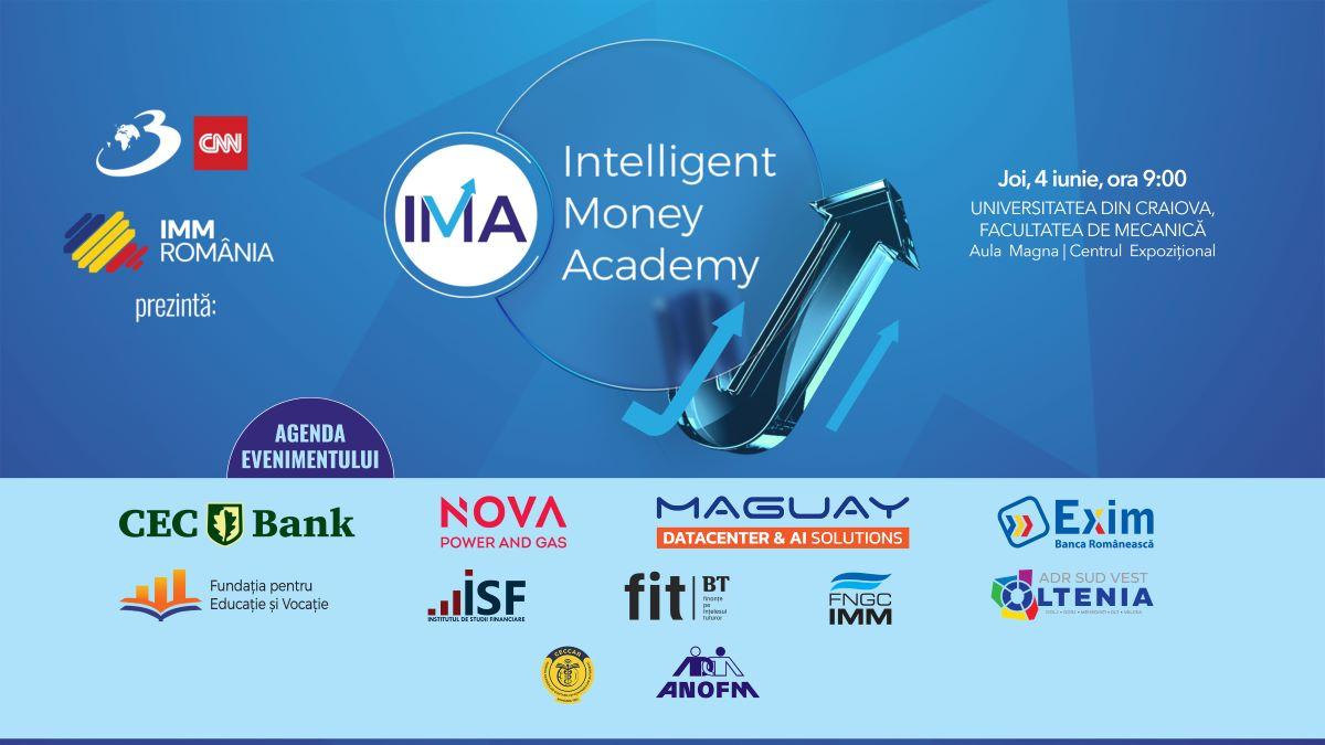 de la finantare la leadership agenda completa intelligent money academy craiova o zi cu 200 de antreprenori 20 de speakeri de top si 5 workshopuri practice