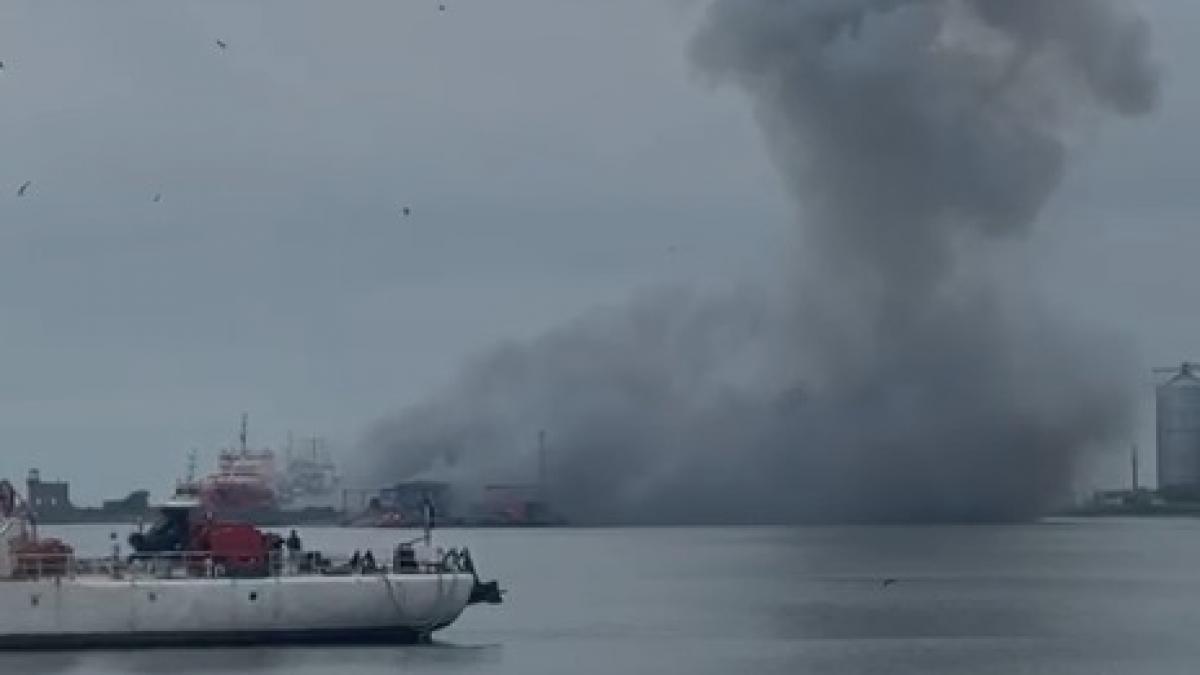 alerta portul constanta explozie