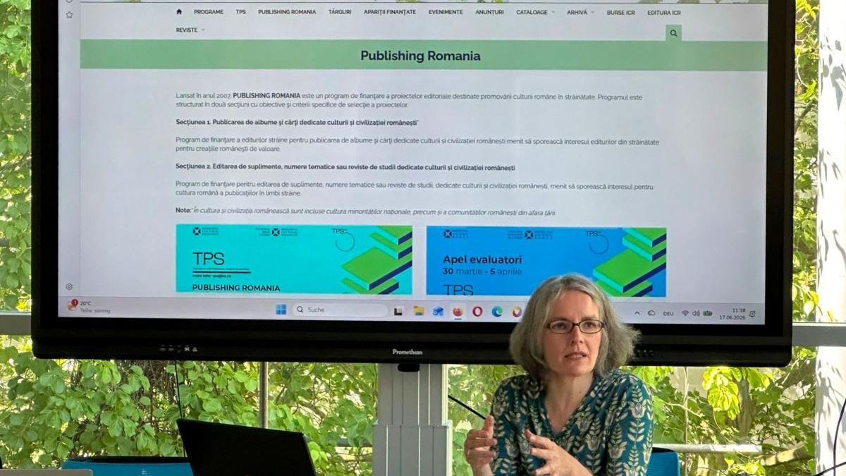 Atelier de traducere româno-germană la Universitatea din Leipzig, organizat de ICR în perspectiva Târgului de Carte de la Frankfurt 2028