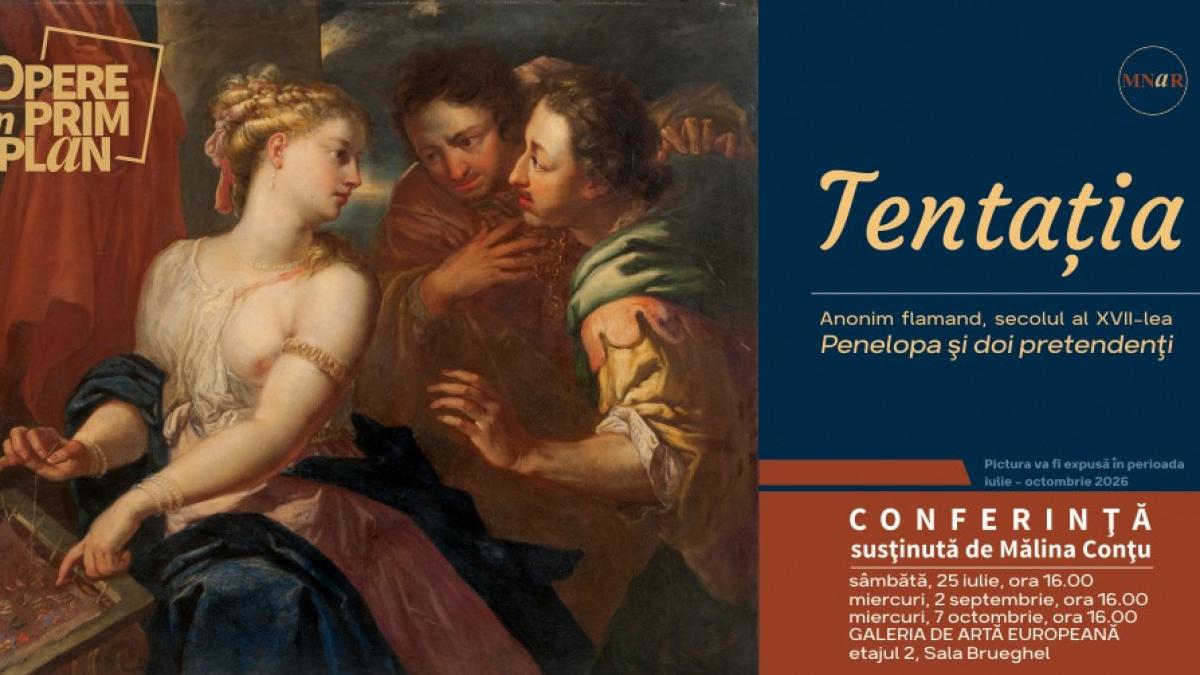 Opere în prim plan – prezentări de tip conferință în Galeria de Artă Europeană la Muzeul Național de Artă al României
