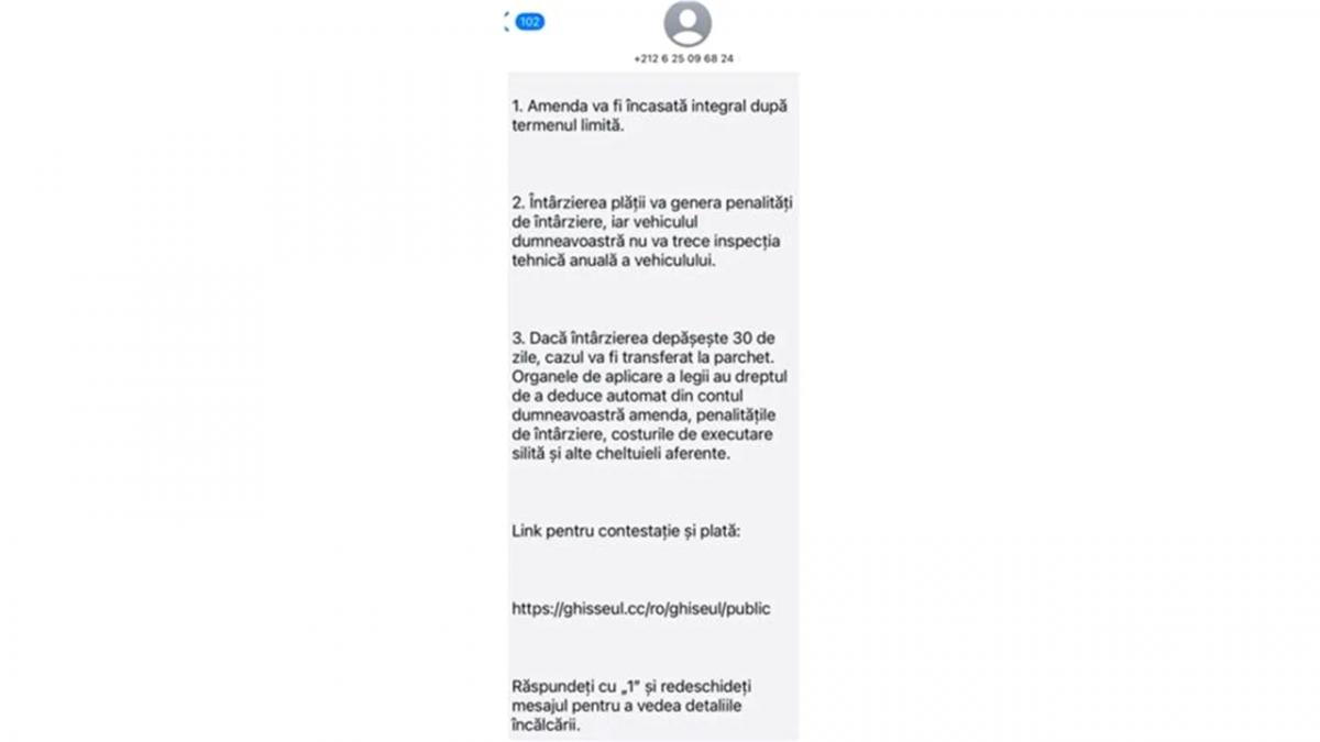 Poliția Română avertizează: SMS-urile care te anunță că ai luat amendă de viteză sunt 100% false