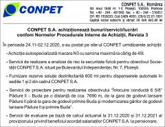 CONPET S.A. achiziționează bunuri/servicii/lucrări