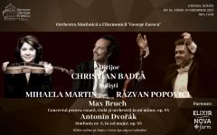 Mihaela Martin și Răzvan Popovici, soliști într-un nou concert cu public condus de Christian Badea