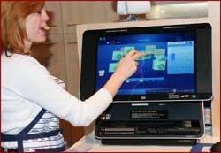 Gadget - Touch-screen in bucatarie