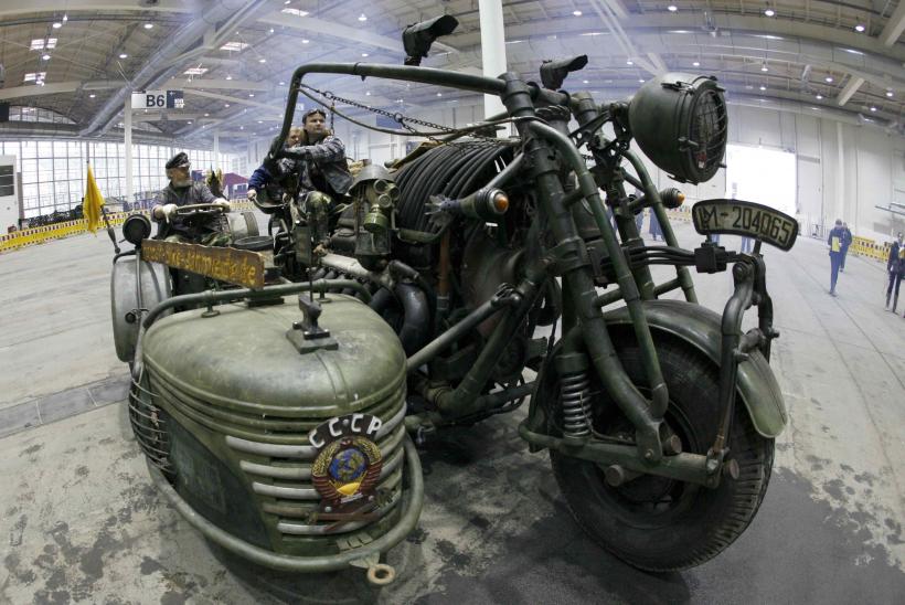 Tanco-motocicleta ruseasca la Hamburg