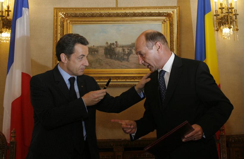 Sarkozy şi stiloul de la Bucureşti