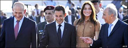 ISRAEL / Sarkozy pledează pentru un stat palestinian