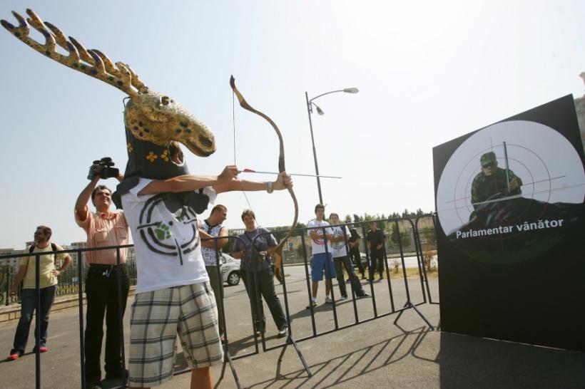 Cerbi vînînd parlamentari