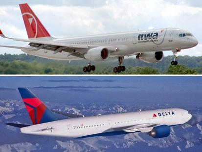 Delta Air Lines şi Northwest Airlines au fuzionat, formându-se cea mai mare companie aeriană din lume