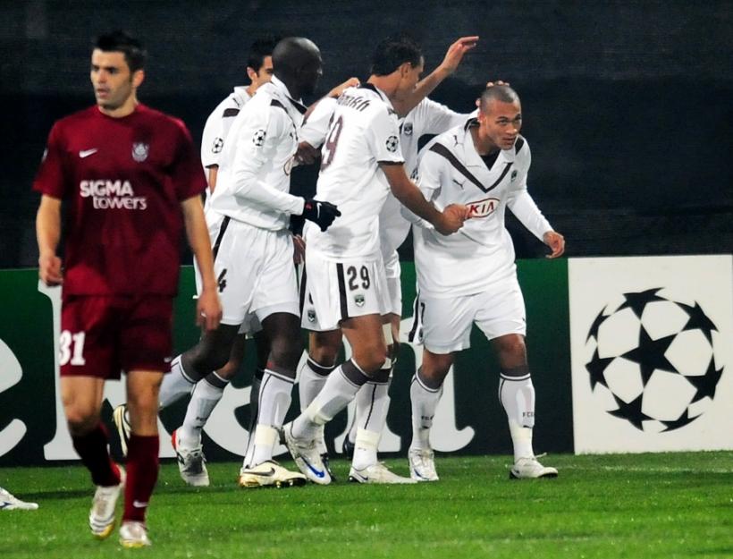 Cfr Cluj – Girondins Bordeaux 1-2: S-a dus din agoniseală