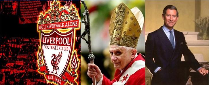 Coincidenţe sinistre /  FC Liverpool şi Prinţul Charles, pericole publice pentru Papă