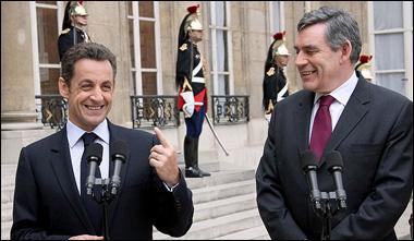 Brown, Sarkozy şi Barroso vor discuta astăzi despre criza economică