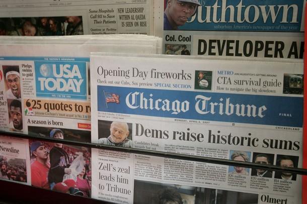 Trustul de presă Tribune, în prag de faliment