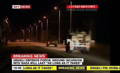 Forţele terestre israeliene au intrat în Fâşia Gaza - video