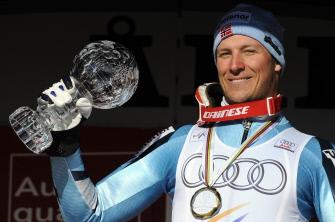 Aksel Lund Svindal a câştigat Globul de Cristal la slalom super-uriaş