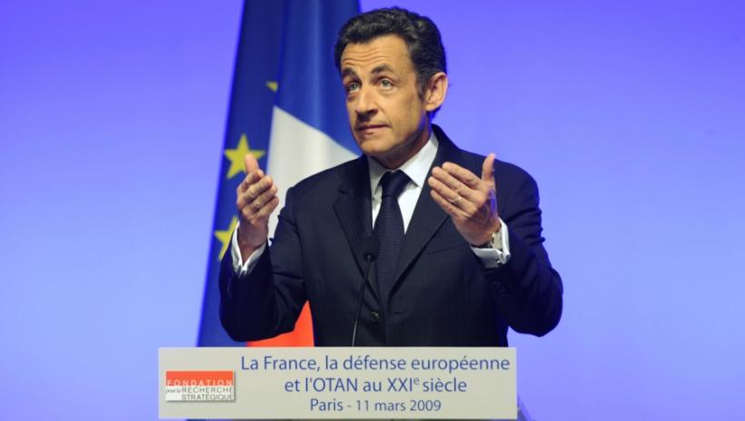 COMANDAMENTUL INTEGRAT AL NATO/Sarkozy anunţă revenirea Franţei