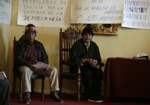 Preşedintele bolivian se află de patru zile în greva foamei