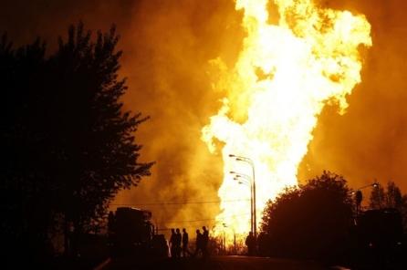 Incendiu de proporţii la un gazoduct din sud-vestul Moscovei (Video)