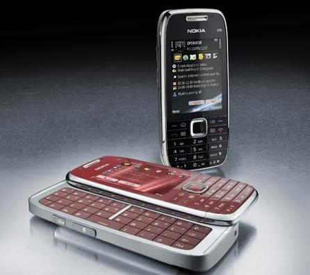 Nokia E75 – comunicare cu taste slide