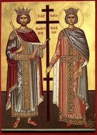 Constantin şi Elena, primii împăraţi creştini