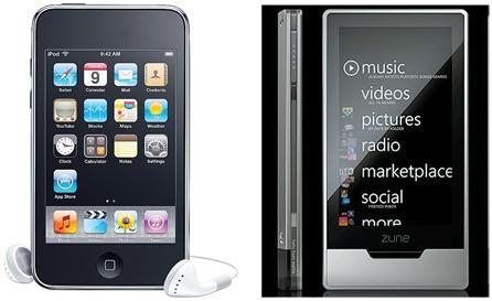 Zune HD vs iPod Touch