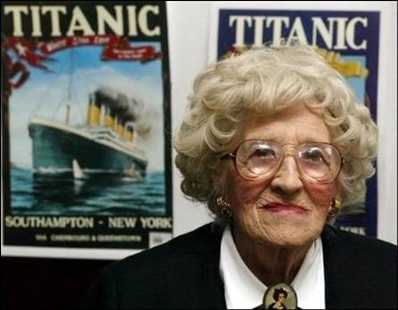 Ultima supravieţuitoare de pe Titanic a murit