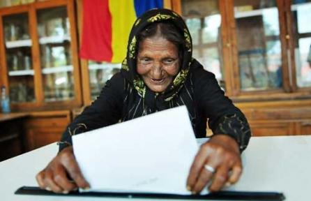 BBC:  Doamnă româncă la vot