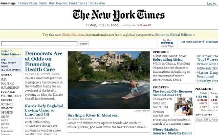 New York Times ar putea introduce abonament pentru ediţia online
